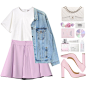#sweet#set#chanel#bag#pink#white#dior
