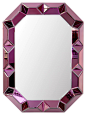 Romano Wall Mirror | Amethyst, Amethyst eclectic-mirrors