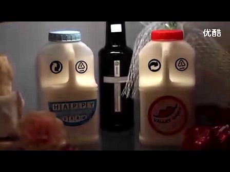 环保公益广告：牛奶罐的爱情！