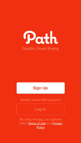 Path for iOS的交互细节-UI...