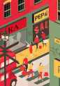 Drapers Magazine : A recent editorial illustration for Drapers Magazine. An illustration was needed to accompany the feature on the increase of value fashion retailers on the high-street.