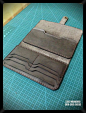 handmade leather wallet-SR