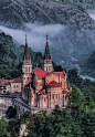 Our Lady of Covadonga,
Asturias in north west Spain