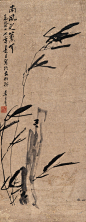  李方膺（1695-1755），中国清代画家。字虬仲，号晴江，别号秋池，抑园，白衣山人。为“扬州八怪”之一。通州（今江苏南通）人。出身官宦之家，曾任乐安县令、兰山县令、潜山县令、代理滁州知州等职，因遭诬告被罢官，去官后寓扬州借圆，自号借圆主人，以卖画为生。与李鱓、金农、郑燮等往来，工诗文书画，擅梅、兰、竹、菊、松、鱼等，注重师法传统和师法造化，能自成一格，其画笔法苍劲老厚，剪裁简洁，不拘形似，活泼生动。被列为扬州八怪之一。有《风竹图》、《游鱼图》、《墨梅图》等传世。著《梅花楼诗钞》。善画松、竹、兰、菊、梅