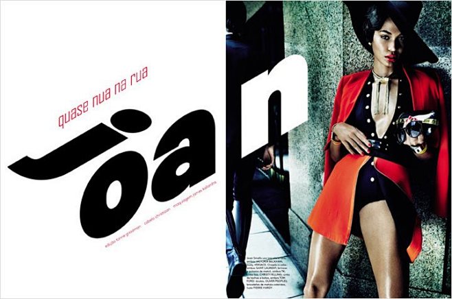 Joan Smalls《Vogue》巴西...