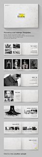 A5 Brochure - Booklet Template Minimal Portfolio on the Behance Network