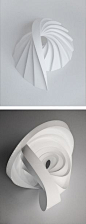 Matt Shlian折叠纸雕|  灵感网格|  设计灵感更多