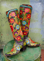 Custom TULAROSA PINTADO TALLTOPS, Rocketbuster. #gypsy #boots