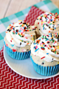 gluten free vegan funfetti cupcakes无麸质素食蛋糕