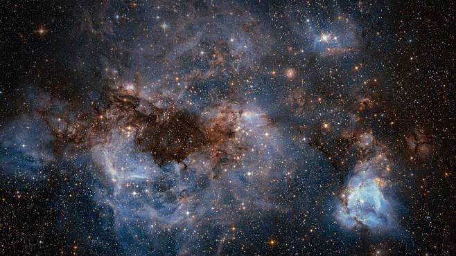 由哈勃太空望远镜拍摄的大麦哲伦星云 (©...