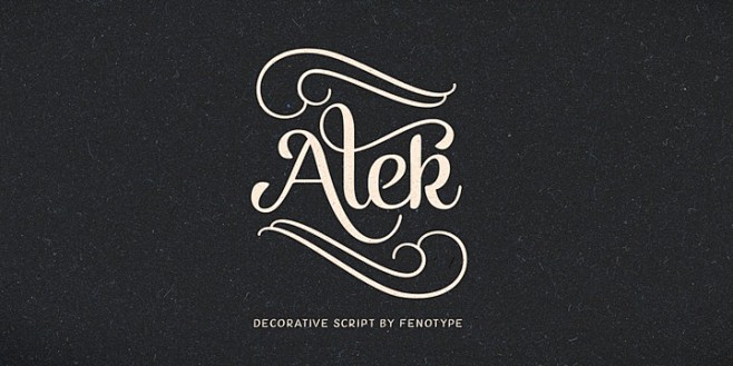 Alek™ - Webfont & De...