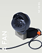 A FAN : "A FAN" is a concept desk fan created for the #blowingwithcs community design challenge hosted by Creative Session. A Fan was modeled in Fusion 360 and rendered with Octane Render for Cinema 4D.