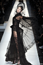 黑纱服饰设计
Jean Paul Gaultier Couture Spring 2009 ​​​​