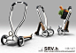[Skippy The Scooty] 由设计师Chiu-YenKai设计的Scooty是一种便携移动又环保的概念购物车，这个滑板行李箱可以通过一些简单的折叠步骤变成一个有用的购物车，还有一个可以存放你手机的摇篮，实用的功能，优雅的造型，这就是未来的购物车Scooty。获2012年iF奖。