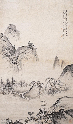 换个心情过生活采集到中式水墨山水画