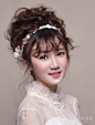 个性韩式甜美新娘发型