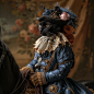 tukaka012_A_black_cat_wearing_blue_knightly_attire_riding_a_hor_91a70850-0073-44ba-b16f-221bfdae7d78