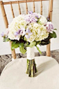 Beautiful Bouquet - Purple Roses & White Hydrangea by marina