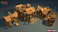 Albion Online : Townhalls 3d Assets, Airborn Studios : Since early 2016 we had been working with the friendly souls over at Sandbox Interactive, contributing concepts as well as 3D assets for the world of Albion Online. Much of our time was spent on defin