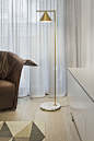 CAPTAIN FLINT | Brass reading lamp By FLOS design Michael Anastassiades : Buy online Captain flint | brass reading lamp By flos, brass reading lamp design Michael Anastassiades, consumer - floor Collection