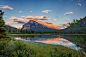 Sunset on Mt Rundle