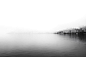 A foggy day on Lugano's lake.