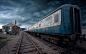 General 2047x1286 train clouds vehicle