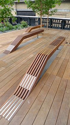 timber benches - The...