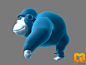 【#动物3d模型#下载】_卡通#大猩猩3D模型#-Gorilla #3D Model# 