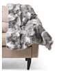 50x60 Luxury Faux Fur Diamond Throw