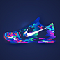 Adobe Portfolio Nike sneaker running basket NBA kobe braynt color neon roshe run magazine poster hypebeast footwear