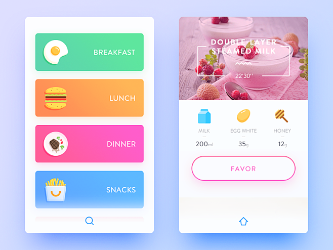 烹饪 #UI# #界面# #移动端# #...