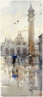 Igor Sava - Venice - beautiful watercolour painting inspiration