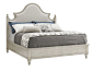 Oyster Bay Arbor Hills Upholstered Bed 6/6 King | Lexington Home Brands: 