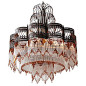 Huge Pair of Italian Murano Glass Chandeliers | From a unique collection of antique and modern chandeliers and pendants at <a class="text-meta meta-link" rel="nofollow" href="https://www.1stdibs.com/furniture/lighting/chandelie