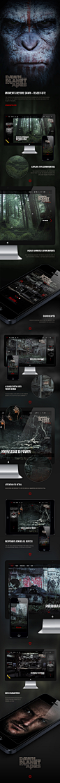 Dawn of the Planet of the Apes - Website by 韩雪冬-COOLWEB