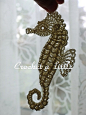 Seahorse Motif Free Pattern