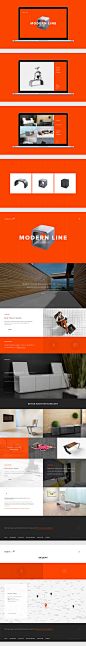 Modern Line - Website - WEB Inspiration