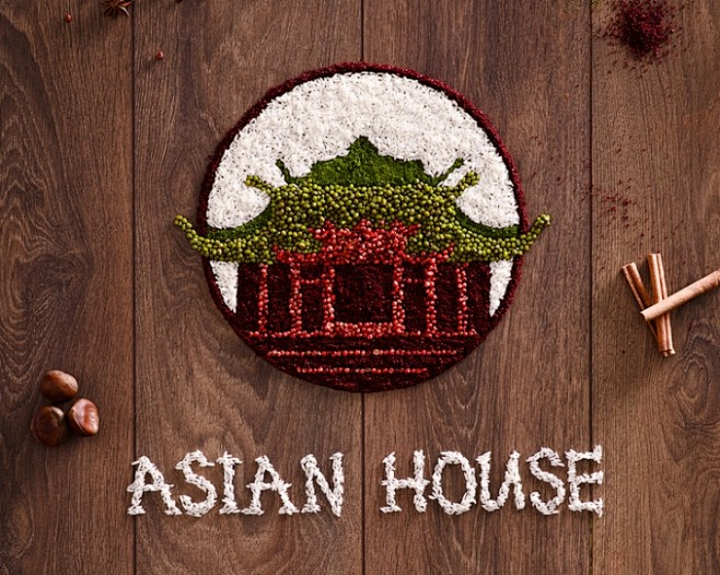Asian House 菜单及视觉设计 ...