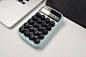 The Digit, a Retro Mechanical-Keyed Calculator  - Core77 : Design firm Lofree has found success by combining modern technology with retro styling