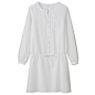 Silk cotton dress · L · White · ¥ 4,980