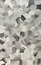 Patchwork Cowhide Rug - Grey