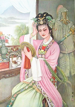 约绘芬芳采集到中国画 人物