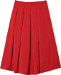 红色法式优雅复古风中长裙（多色）-最搭配