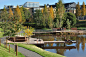 The Campus Park at Umeå University by Thorbjörn Andersson with Sweco Architects#驳岸#