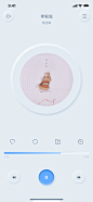 新拟态风音乐APP-UI中国用户体验设计平台