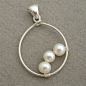 Three Pearls Pendant For Necklace