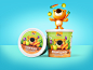 MIMISHKA. Ice Cream for Kids. Packaging and Hero : Naming, brand hero and packaging development for kids ice-cream.