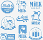 牛奶英文字母标志图标png免抠素材 设计图片 免费下载 页面网页 平面电商 创意素材 png素材