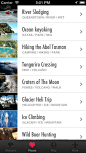 新西兰探险旅游应用程序界面设计，来源自黄蜂网http://woofeng.cn/mobile/
